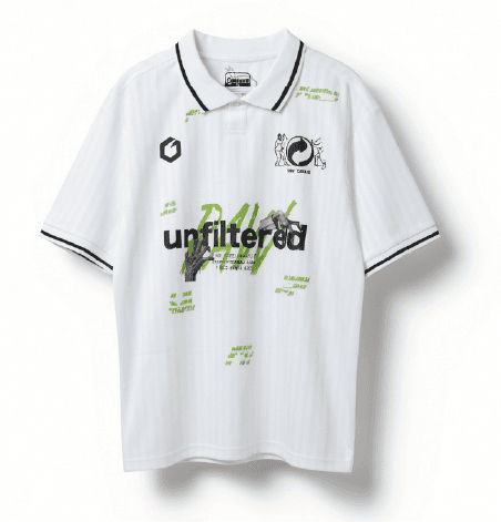 unfiltered × GOINTO retro football jersey